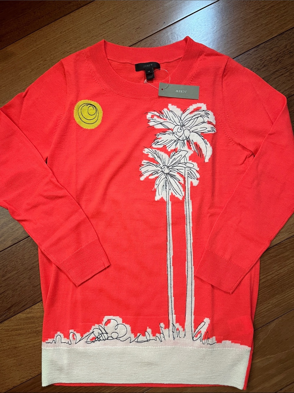 NWT J.Crew Tropical Tippi Cardigan